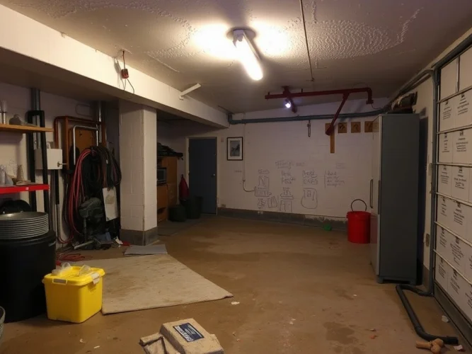 Post-disaster cleanup in basements and garages in Calgary T0L 0X0